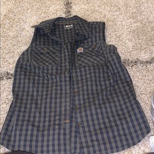 Carthartt Checkered Sleeveless Shirt
